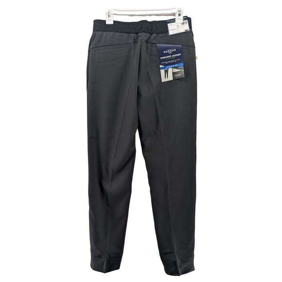 Haggar H26 Jogger Pants Small Black Mens Athletic Fit Skinny Flex Weekend WPL386 - Picture 6 of 14